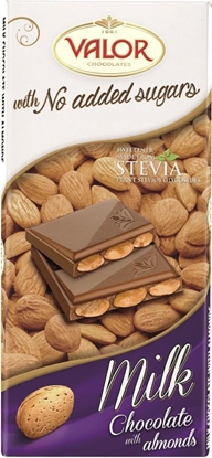 Picture of VALOR MILK CHOC ALMOND STEVIA